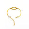 Gold Rectangle Rakhi Bracelet Base