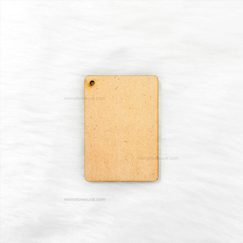 Rectangle MDF Keychain Base