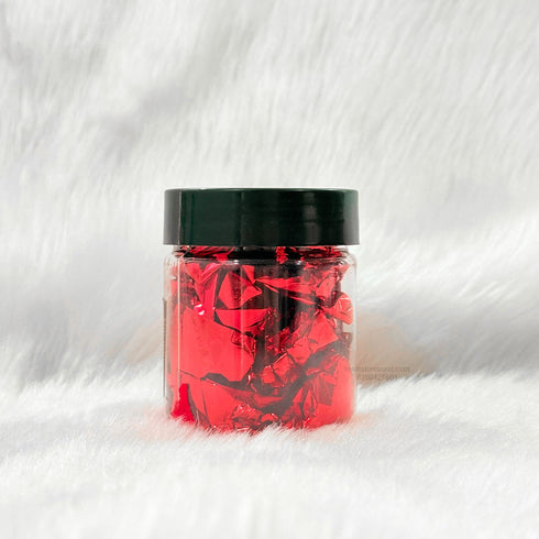 Red Crushed Foil