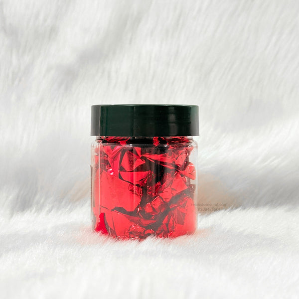 Red Crushed Foil