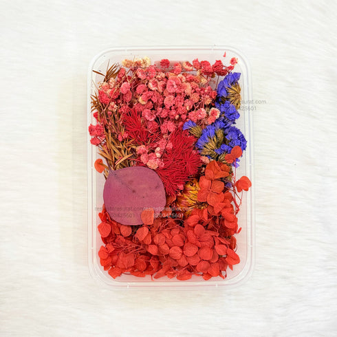 Red color Dry Flower Box - FL08