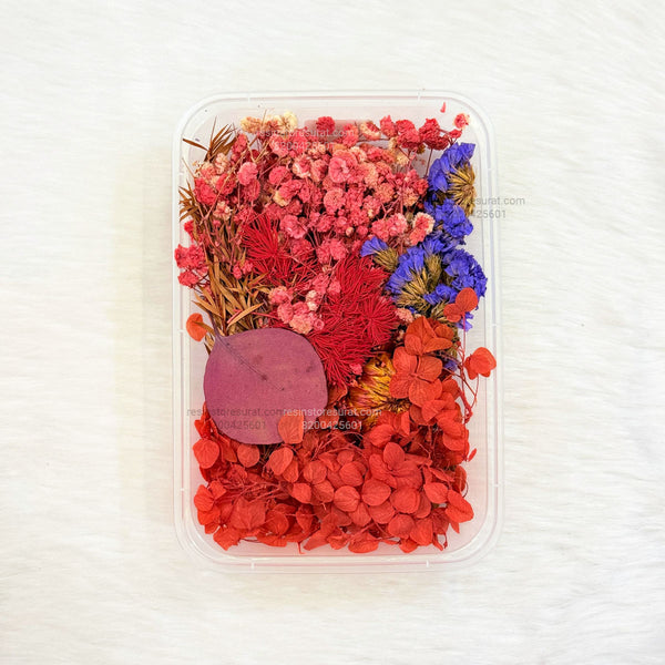 Red color Dry Flower Box - FL08