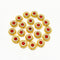 Red Diamond Rakhi Beads - 20 Pcs
