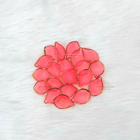 Red Flower Petal Gold