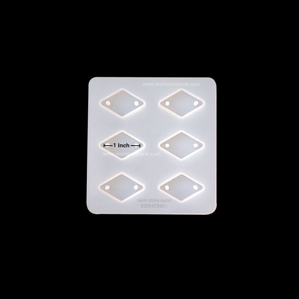 Rhombus Rakhi Mould 6 Cavity