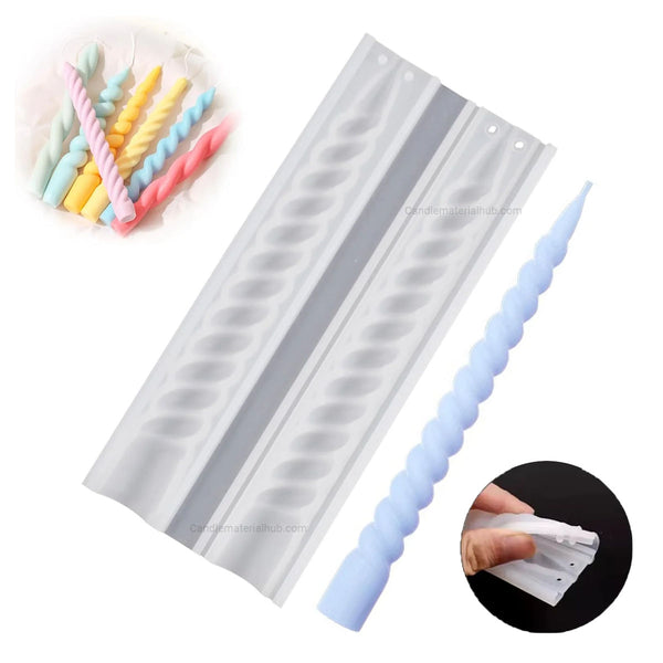 Designer Pillar Candle Mould | Rope Candle Mould - 9