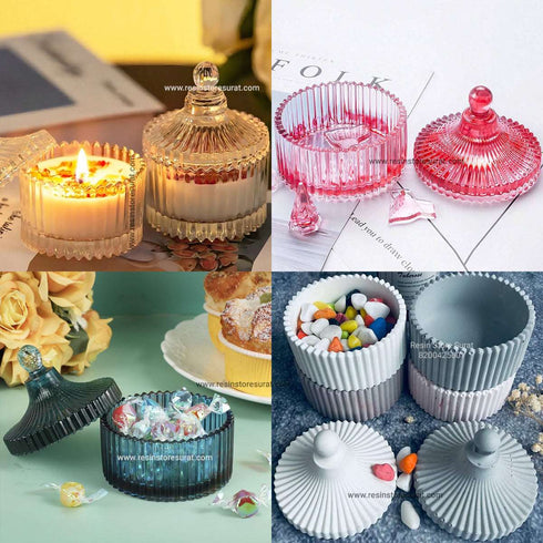 Round Designer storage box mould