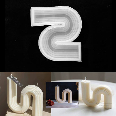 S Shape Candle Mold