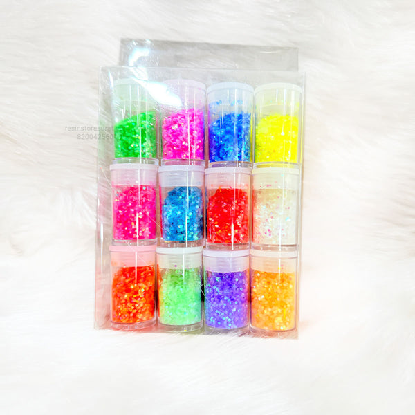 Shaded Chunk 12 Pcs Set