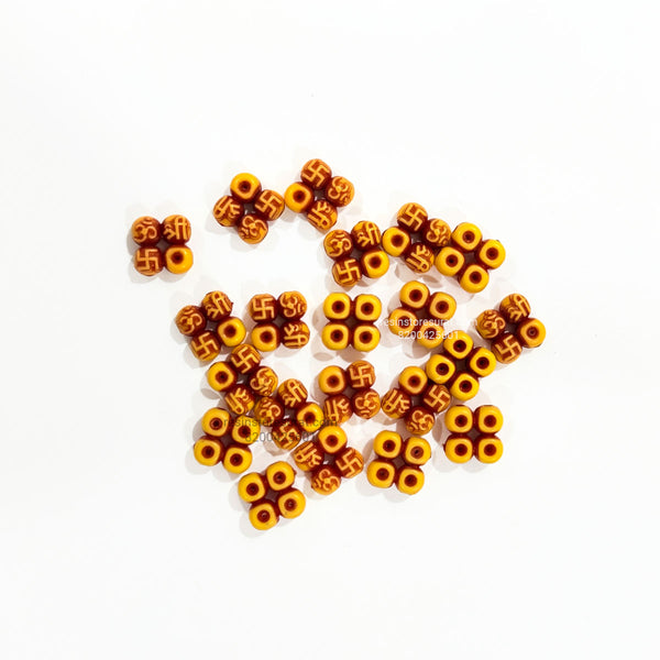 Shree om Sathiya rakhi beads combo Wood Rakhi Beads - E