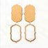 Shubh Labh Mdf Wall Hanging Base | Toran MDF Base - Moroccan Shape