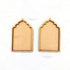 Shubh Labh Mdf Wall Hanging Base | Toran MDF Base - Temple Arch Shape