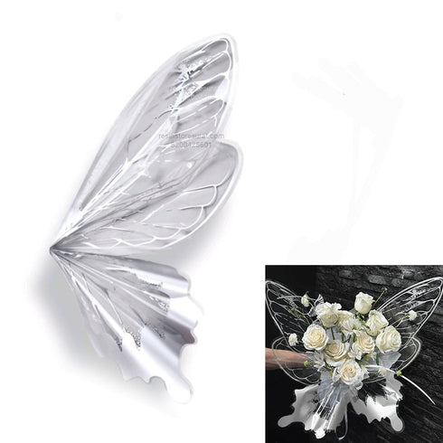 Silver Butterfly Wing Bouquet Making - 66B