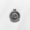 Silver Round Pendant Charm C