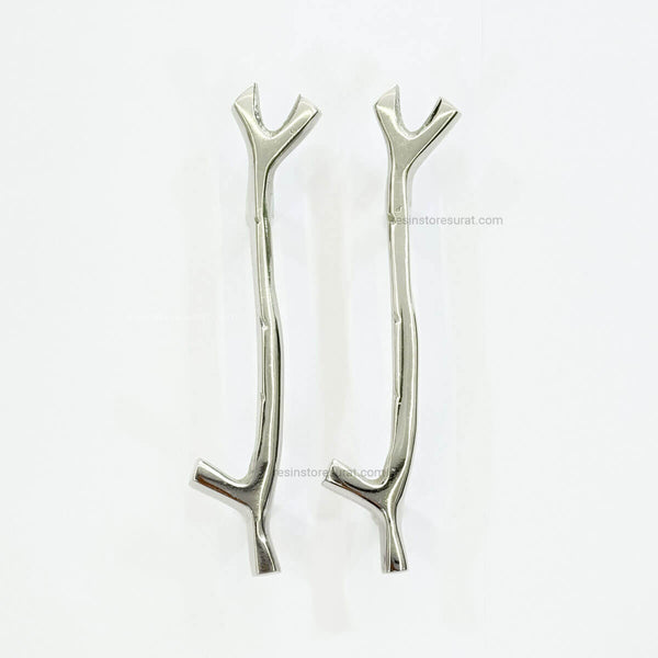 Metal Handle Silver - 2 Pcs