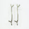 Metal Handle Silver - 2 Pcs
