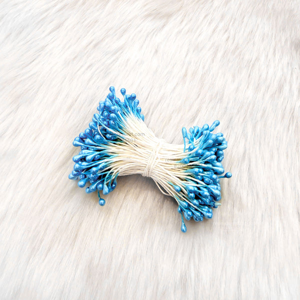 Sky Blue Mini Pollen Flower Bunch
