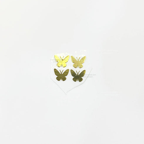 Small Butterfly Metal Sticker B