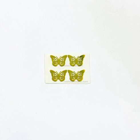 Small Butterfly Metal Sticker