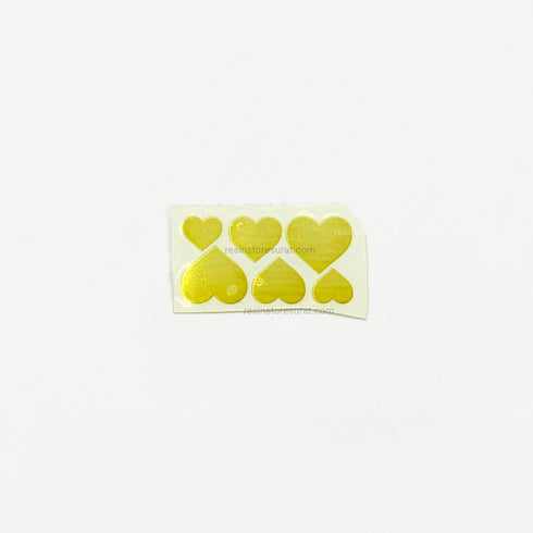 Small Heart Metal Sticker