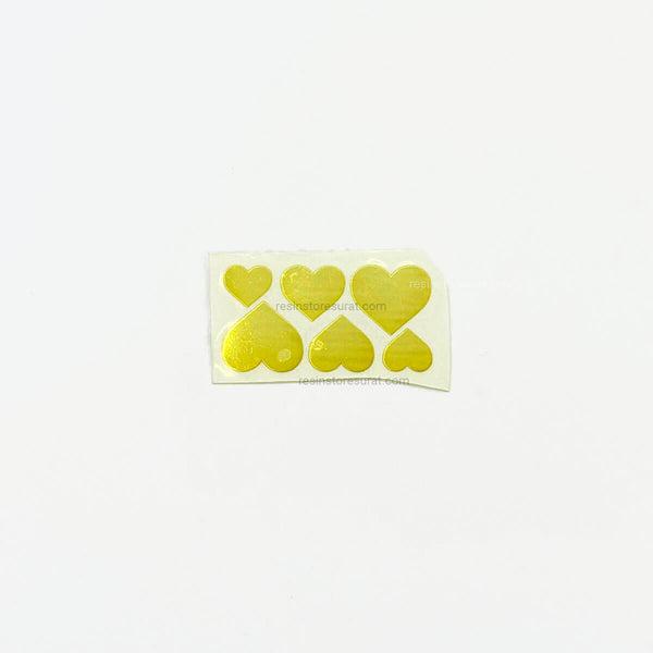 Small Heart Metal Sticker