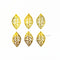 Small Metal Leaf - 6 Pcs B