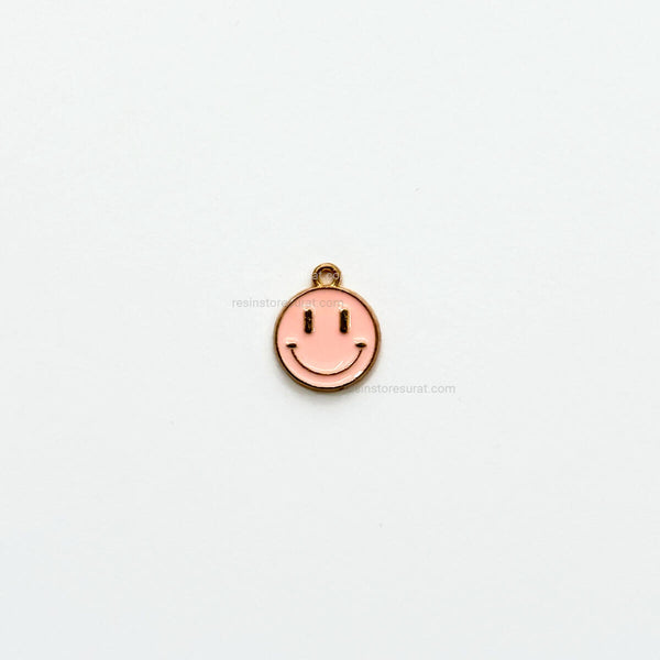 Pink Smiley Charm