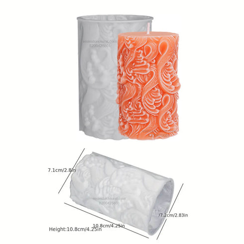 Spray Pillar Candle Mold
