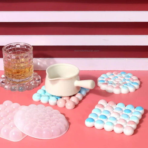 Square Bubble Coaster Mould | Bubble Tray Mould
