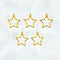 Gold Star Bezel - 5 Pcs