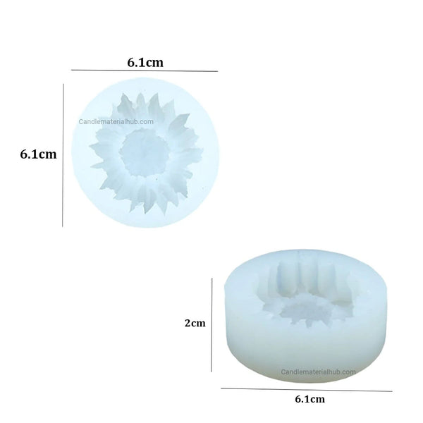Sunflower Shape Candle Mould - 021