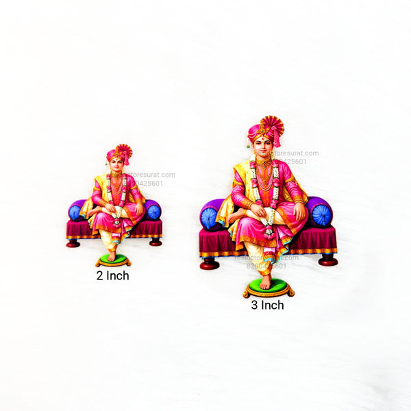 Swaminarayan 3D UV Sticker