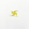 1 inch Swastik Gold Metalic Sticker