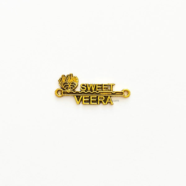 Sweet Veera Rakhi Charm Metal