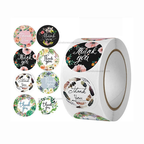 Thank you Sticker Roll - J