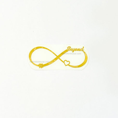 To Beyond Love infinity Metal Sticker