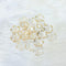 Transparent Gold Acrylic Cherry Blossom Flower Beads