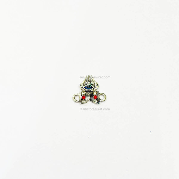 Trishul Silver Rakhi Charm