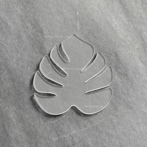 Leaf Transparent Acrylic coaster