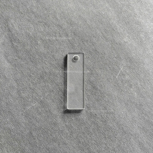 Rectangle Keychain Transparent Acrylic Base