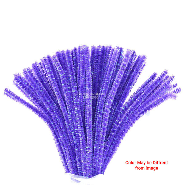 Violet Shimmer Glitter Pipe Cleaner