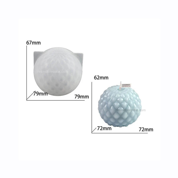 Water Drop Ball Candle Mould