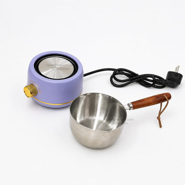 Wax Melter for Candle Making Electric Heater with Wax Pouring Pot 500ml Capacity