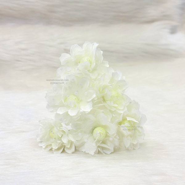 White Cloth artificial Flower