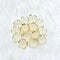 White Gold Acrylic Cherry Blossom Flower Beads