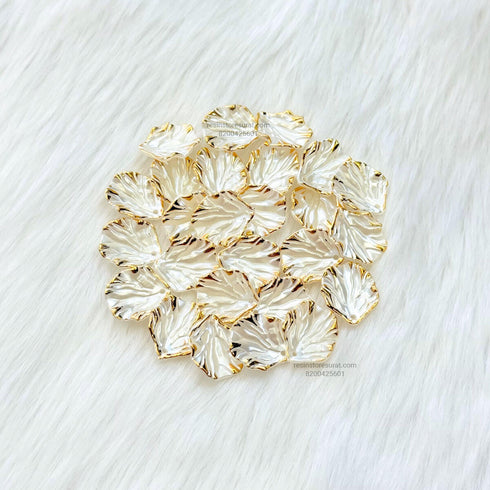 White Designer Flower Petal