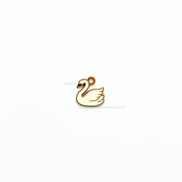 White Swan Charm