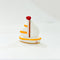 Yellow Boat Miniature - 1 Pcs