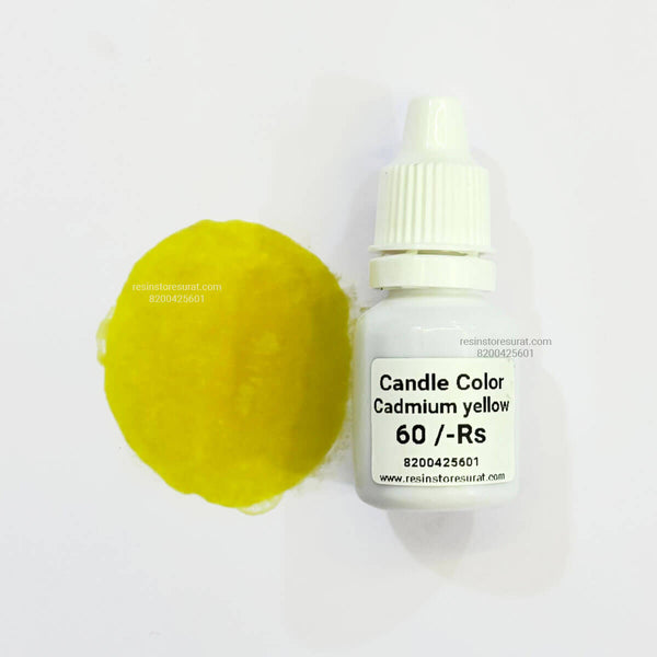 Yellow Candle Color Liquid