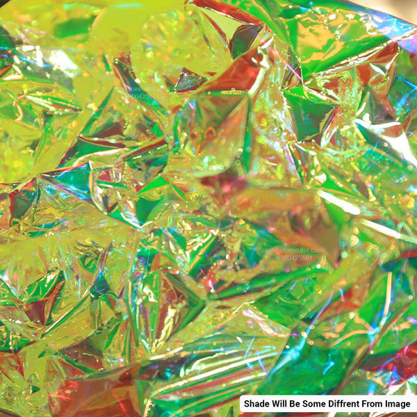 Yellow Holographic Sheet | Opal Sheet